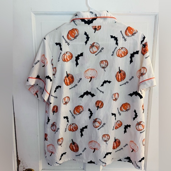 Kids Halloween Pajama Set - White and Orange - Picture 6 of 9